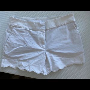 Loft scalloped shorts